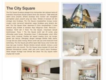 Apartemen City Square Wonocolo Surabaya 2BR