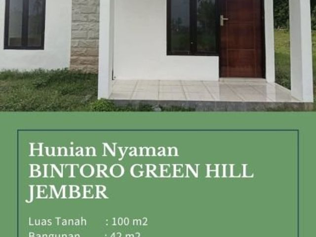 DIJUAL RUMAH INDENT MURAH DEKAT STASIUN KAI JEMBER