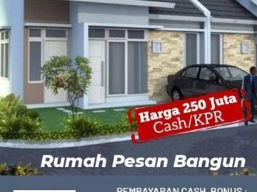 Rumah Dijual Pesan Bangun Baru Desain Bagus dan Menarik