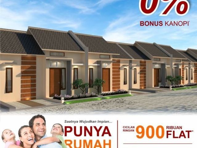 Rumah Murah malang Angsuran 900 Ribuan Flat