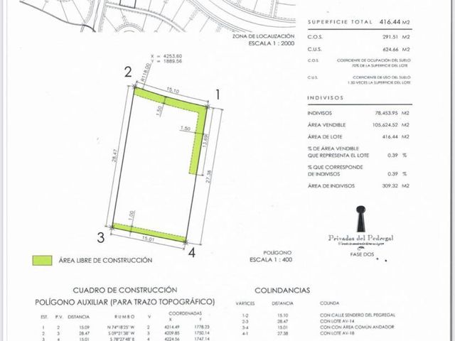 VENTA TERRENO PEDREGAL 2 $6,454,820.00