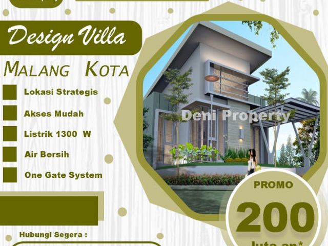 Rumah murah minimalis di Skay Hill Karangploso