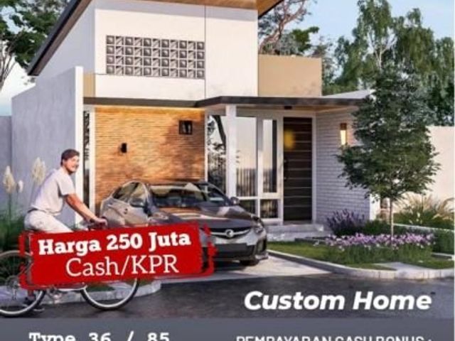 Dijual Rumah Custom Type 36 SHM Desain Modern Kudus