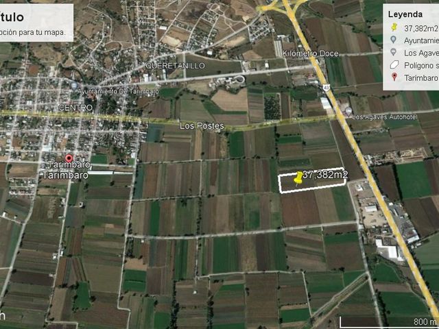 Terreno casi a bordo de carretera Morelia-Salamanca $900 x m2