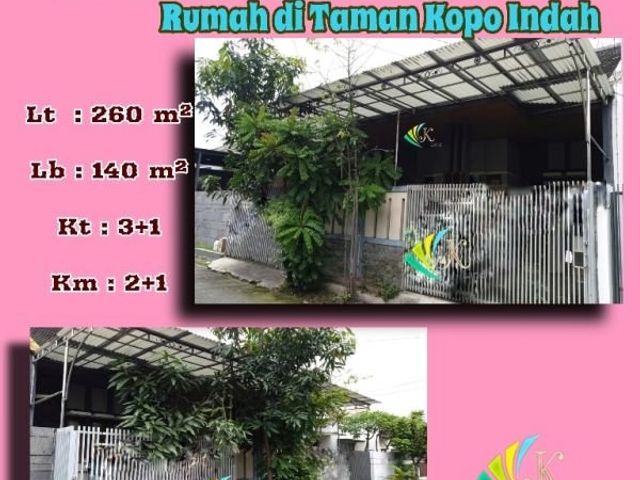 Disewakan rumah di Taman Kopo Indah