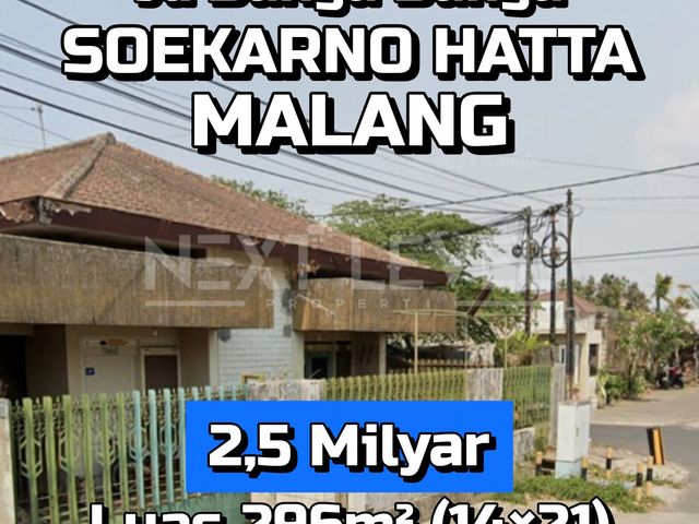 Rumah Hitung Tanah Jalan Bunga Bunga Soekarno Hatta Lowokwaru Malang
