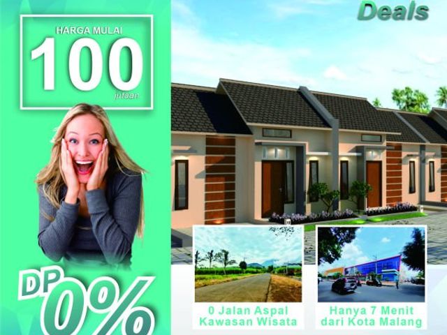 Rumah Minimalis Harga Ekonomis Strategis dekat Kota