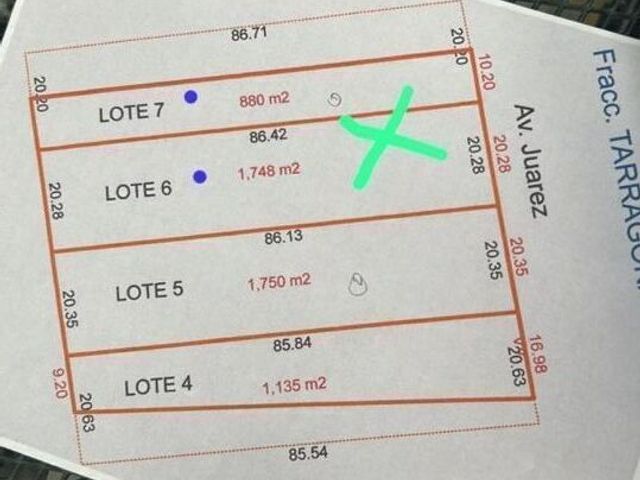 Terreno en Venta en Calzada de Guadalupe