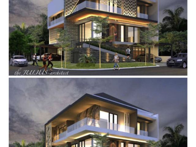 Rumah new full marmer split level di Palm Beach pakuwon city sby