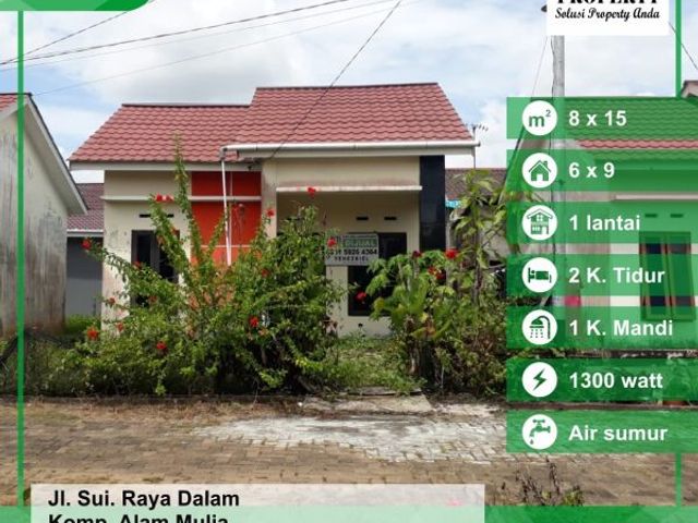 Rumah Komplek Alam Mulia, Pontianak, Kalimantan Barat