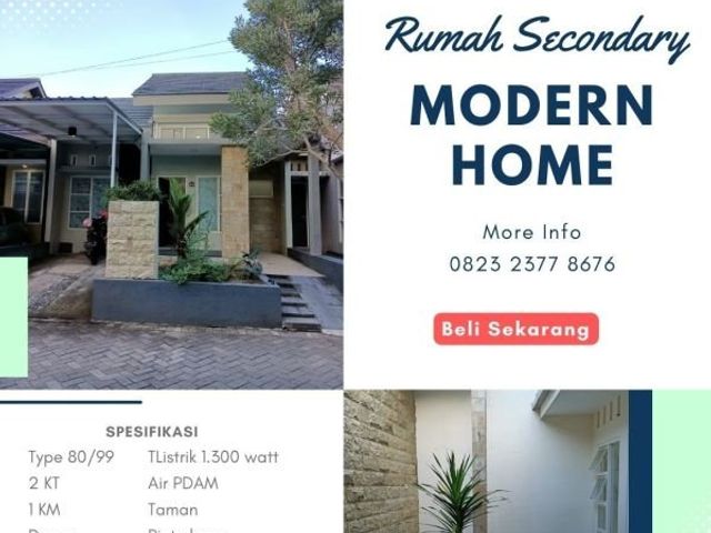 DIJUAL RUMAH SECON JEMBER LOKASI STRATEGIS BEBAS BANJIR