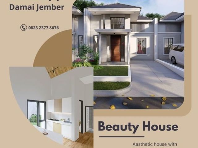 Rumah di Jember, Dekat Taman Hiburan & Pujasera