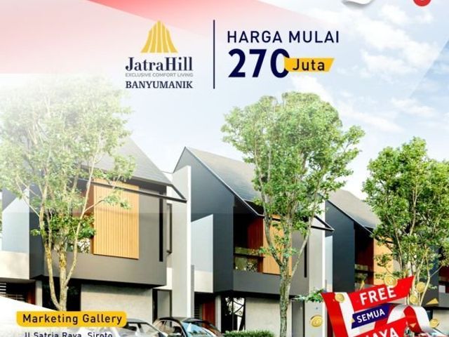 Rumah Murah 2 Lantai dekat Tol Banyumanik