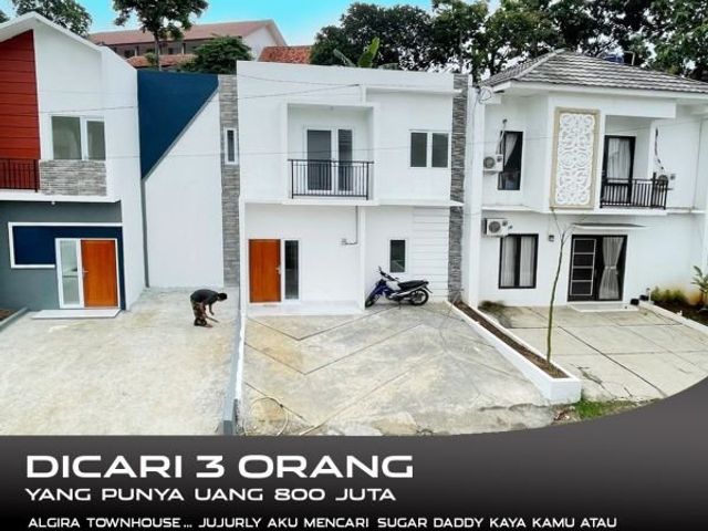 Rumah Mewah 2 Lantai lebih murah dari tetangga di pusat kota Bogor
