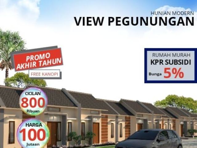 Rumah subsidi murah pinggir kota