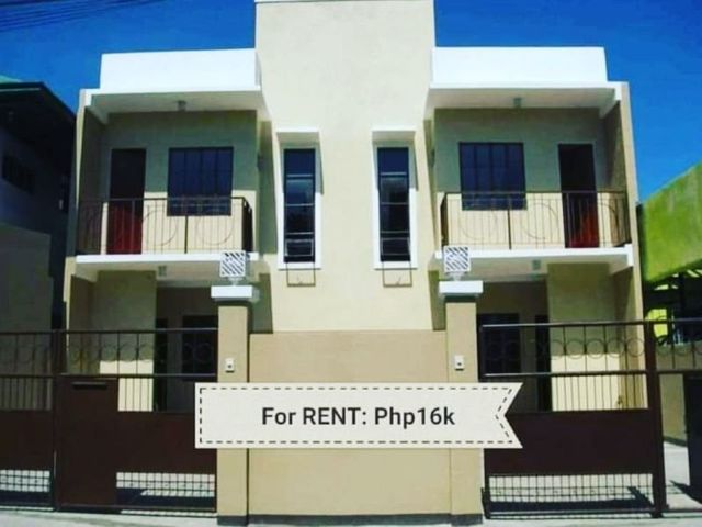 for RENT: 3-bedroom unfurnished duplex apartment