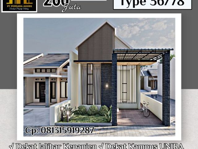 Dijual Rumah Lokasi di Kepanjen Malang