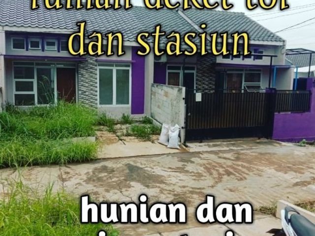 Cukup booking fee 2 juta sdh pnya rumah di tonjong