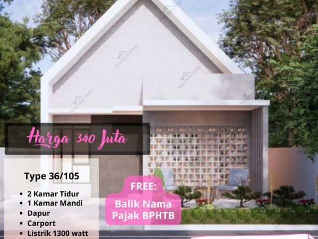 Dijual Rumah Kawasan Cluster Custom Desain di Jepangpakis Kudus