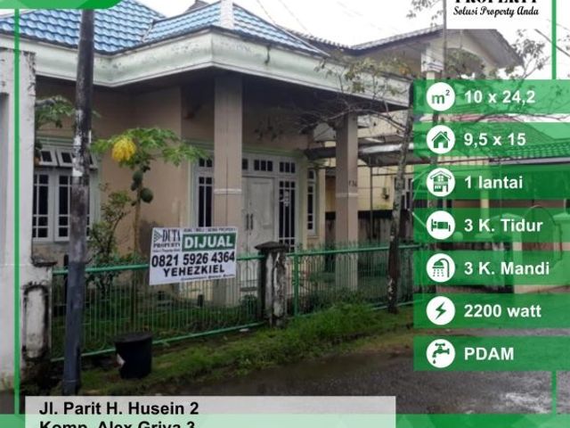 Rumah Alex Griya Permai 3, Parit Haji Husein 2, Pontianak, Kalimantan Barat