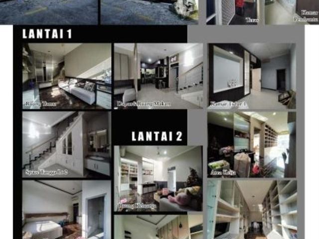 Rumah Lebak Indah Town House Full Furnished, ROW 3,5 MOBIL