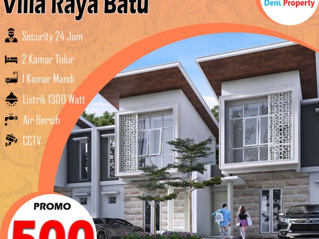 Rumah baru minimalis di Villa Rayya Batu