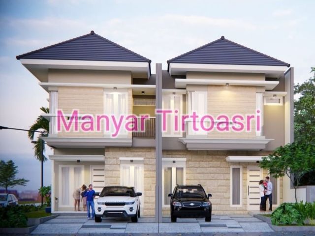 Dijual Rumah Baru Minimalis 2 Lantai Manyar Tirtoasri Surabaya