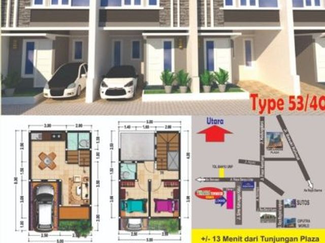 RUMAH, MURAH POOL, MINIMALIS,2 LANTAI SIMOTENGAH SURABAYA