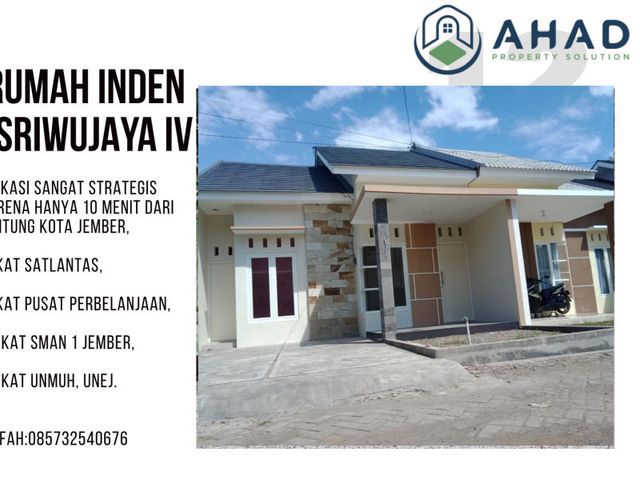 JUAL RUMAH INDEN SRIWIJAYA IV JEMBER