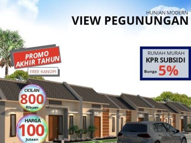 Rumah subsidi murah SSB bunga 5%