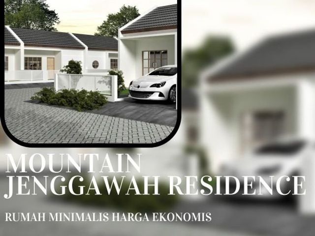 Rumah 2 kamar tidur pemandangan pegunungan hijau Jember