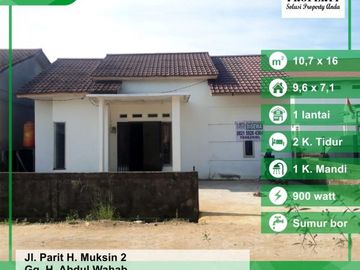 Disewakan Rumah 1 lantai, Parit H Muksin 2