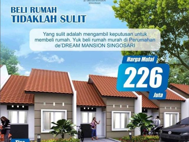 Rumah murah lokasi strategis hanya 2 menit dari jalan Poros Provinsi