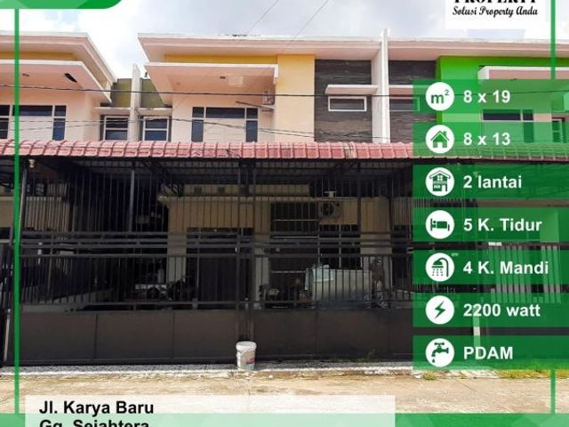 Dijual Rumah Siap Huni Jalan Karya Baru, Pontianak, Kalimantan Barat
