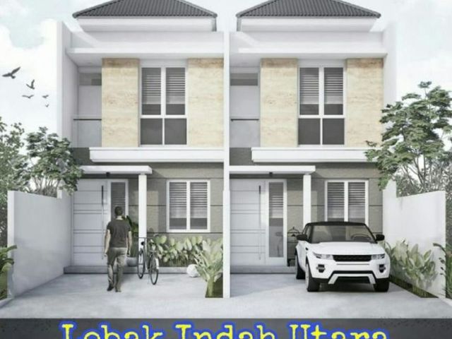 Rumah di Lebak Indah Utara, Row jalan 3,5 Mobil