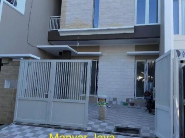 Rumah baru gress 2 lantai Manyar Jaya Galvalum dan kuswn aluminium