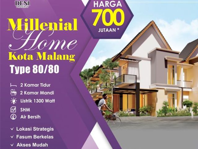 Rumah modern cocok untuk millenial dekat Kawasan Suhat