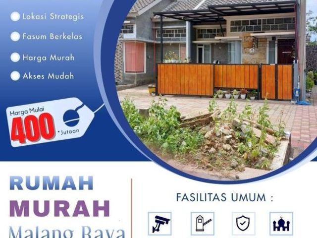 Rumah murah modern di Buring Kedungkandang