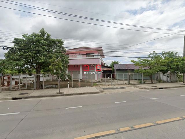 ขาย - บ้าน หรือ หน้าร้าน พร้อมโกดัง ติดถนนบางบอน 5 ขนาด 1 ไร่