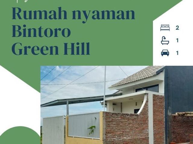 HUNIAN NYAMAN SIAP BANGUN AREA BINTORO
