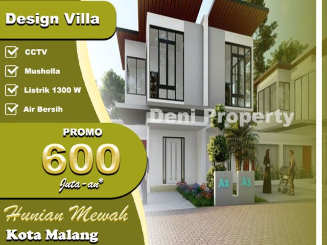Rumah Villa murah kota Batu di Griya Aswattha Beji