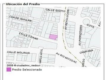 Terreno en Renta en MIXCOAC