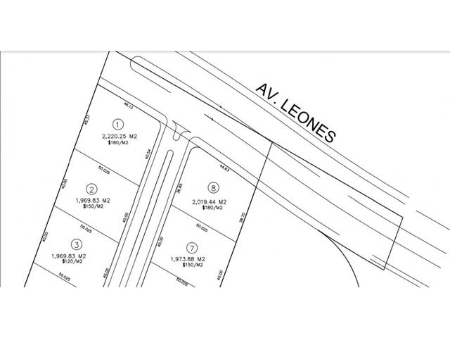 TERRENO EN RENTA AV PASEO DE LOS LEONES 2220 M 2 PRECIO X M 2 $ 220