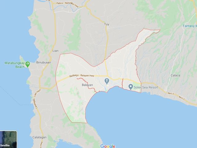 1,715sqm Vacant Lot For Sale in Balayan, Batangas - PHP 12M