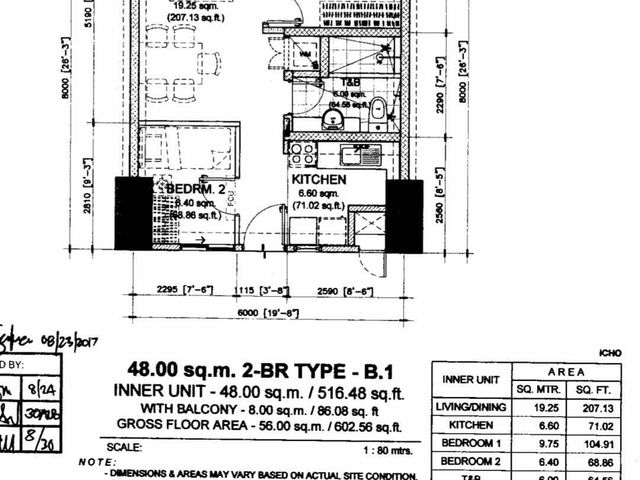 2 Bedroom Condo Unit for Sale at Kai Garden Residences in Mandaluyong City
