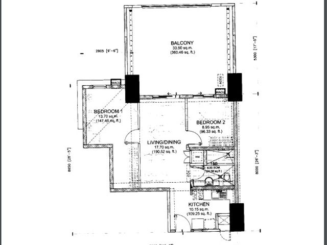 2-Bdroom Unit For Sale at Allegra Garden, Pasig City, Metro Manila