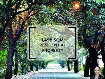 1498 sq. meters Lot w/ House for Sale at New Manila, Quezon City