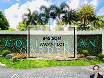 Corinthian Gardens Vacant Lot for Sale! Quezon City