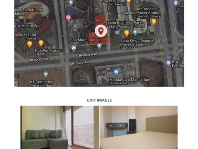Nice 1 Bedroom at Solemare Parksuites For Sale in Parañaque City
