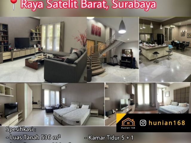 Rumah Mewah Raya Satelit Barat Selatan Utara Timur Town Surabaya